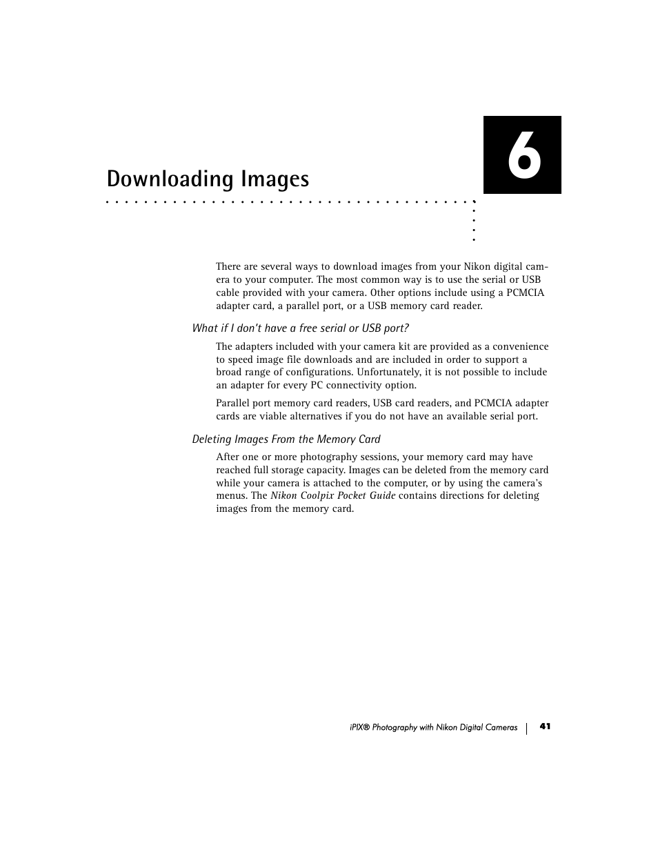 Downloading images | Nikon 990 User Manual | Page 46 / 51