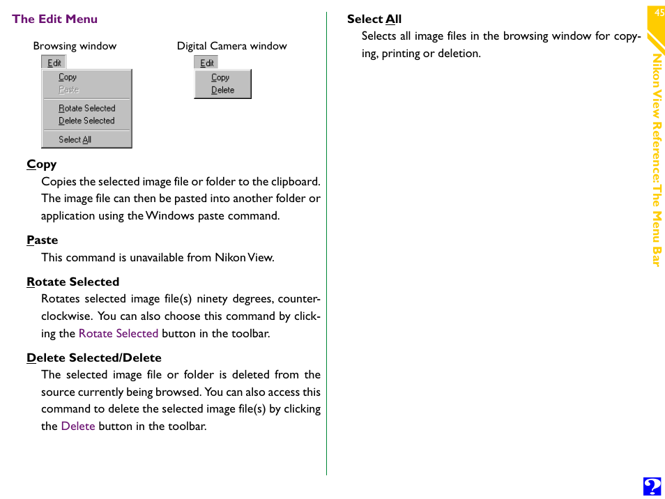 Nikon Digital Cameras User Manual | Page 45 / 51