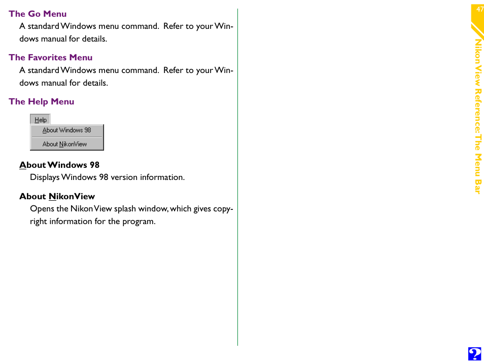 Nikon Digital Cameras User Manual | Page 47 / 51