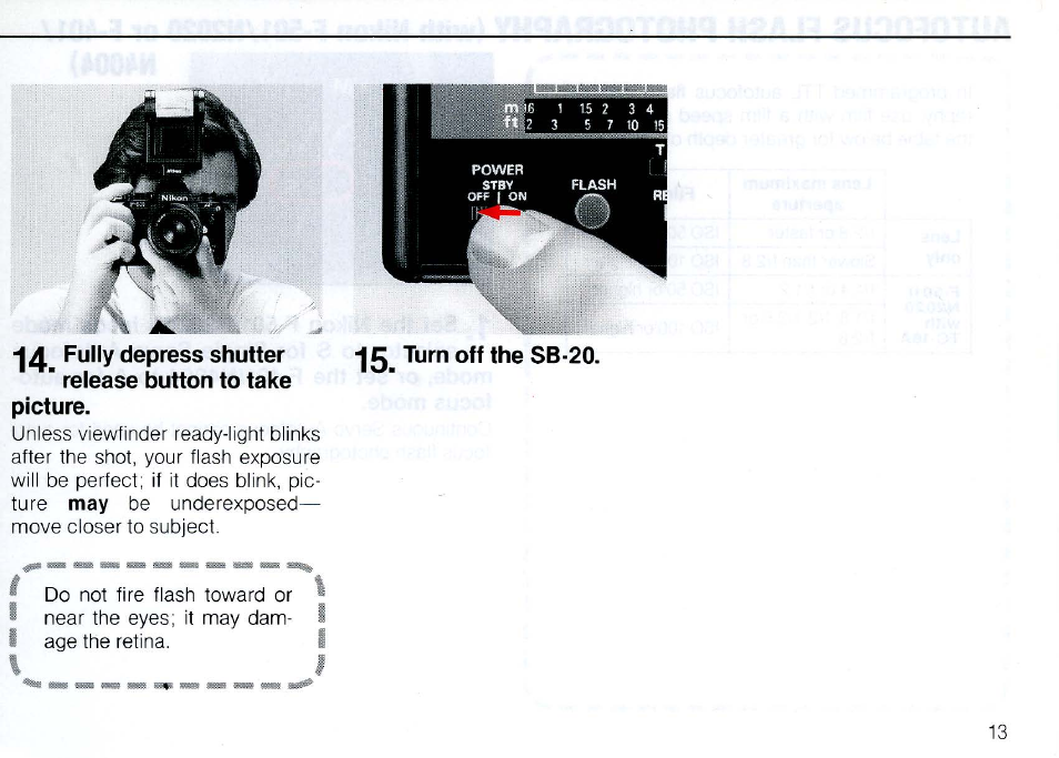 Q set the sb-20’s flash mode selector to ttl | Nikon SB 20 User Manual | Page 15 / 88