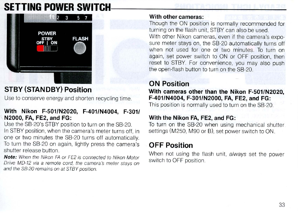 Nikon SB 20 User Manual | Page 35 / 88