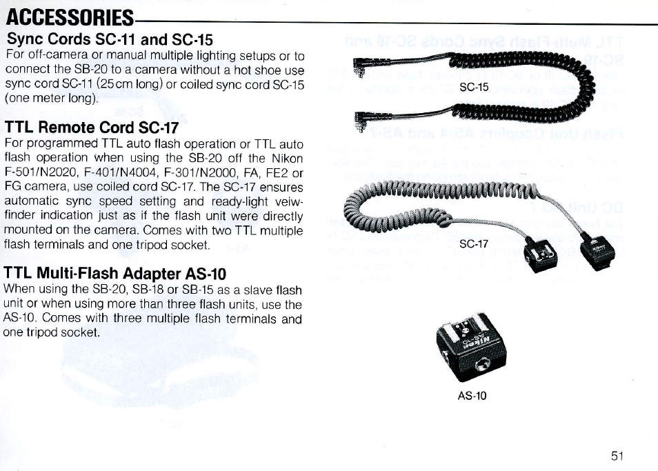 Synchro-sunlight fill-in flash photography | Nikon SB 20 User Manual | Page 53 / 88