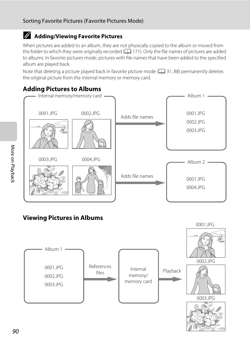 A 90) | Nikon Coolpix S80 User Manual | Page 102 / 204