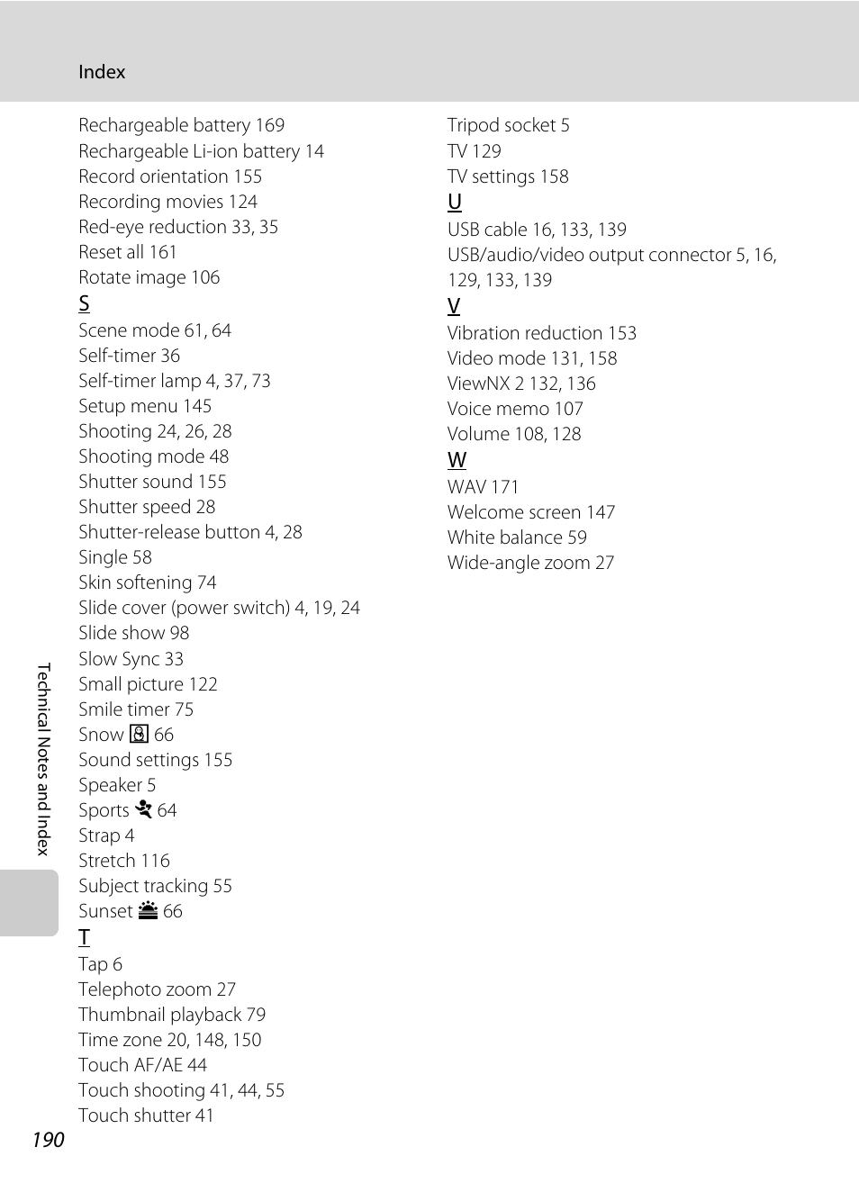 Nikon Coolpix S80 User Manual | Page 202 / 204