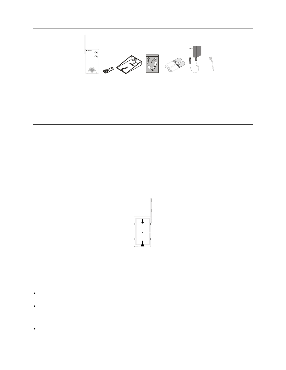 Package contents, Installation overview, Installation hints | Nikon WIRELESS KEYPAD KIT HMSC7075 User Manual | Page 3 / 9