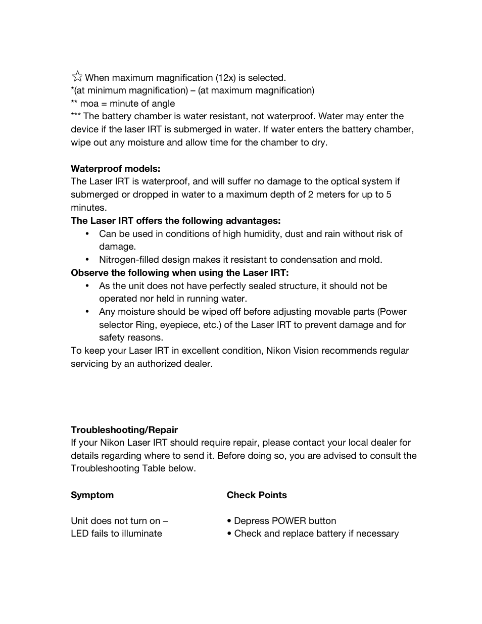 Nikon IRT 4-12X42 User Manual | Page 10 / 15