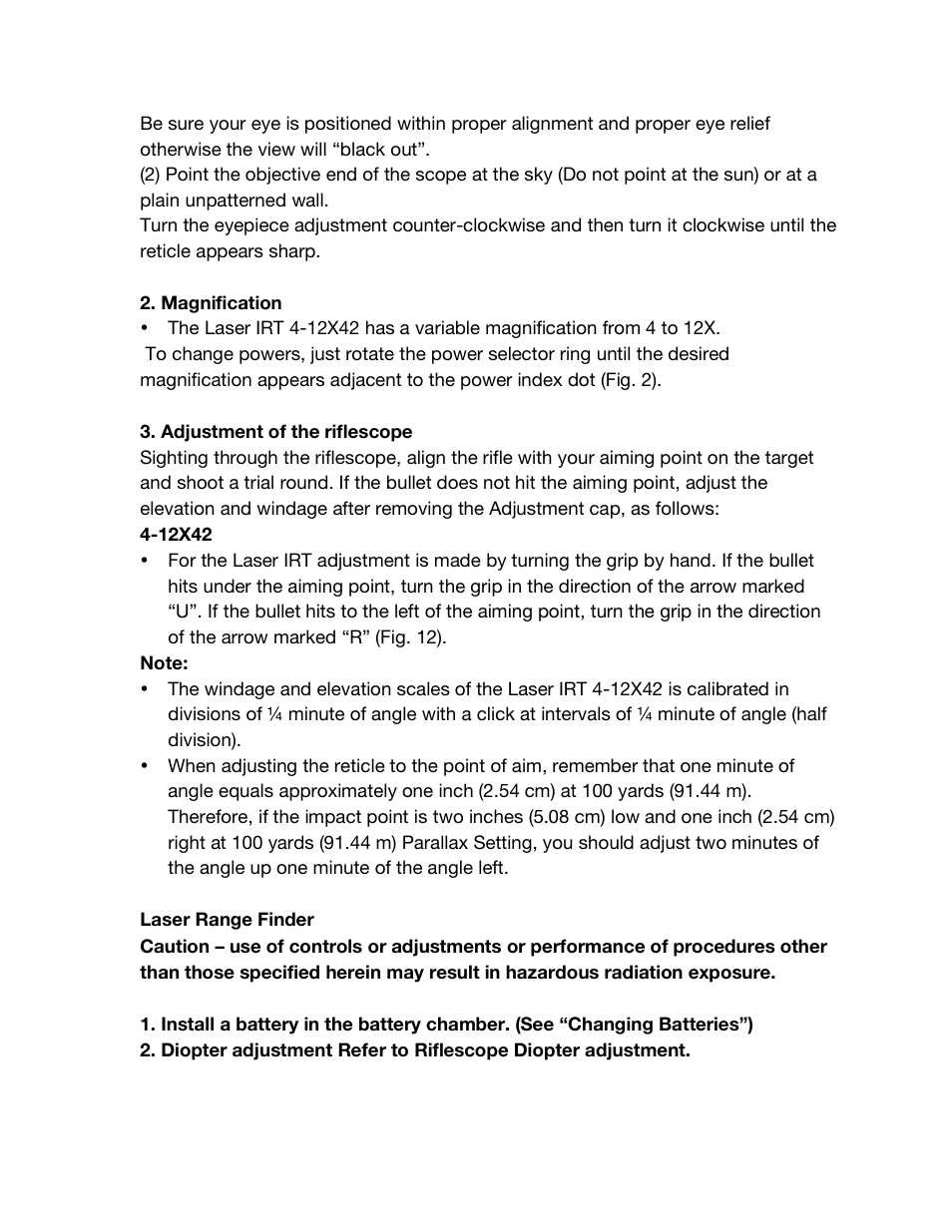 Nikon IRT 4-12X42 User Manual | Page 6 / 15