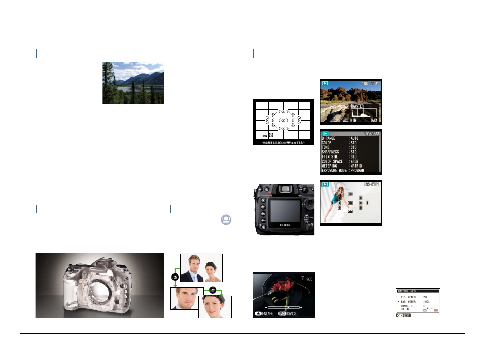Pro-grade per formance, Other functions, Shooting functions | Solid body face zoom in | Nikon Bogen Pro User Manual | Page 5 / 6