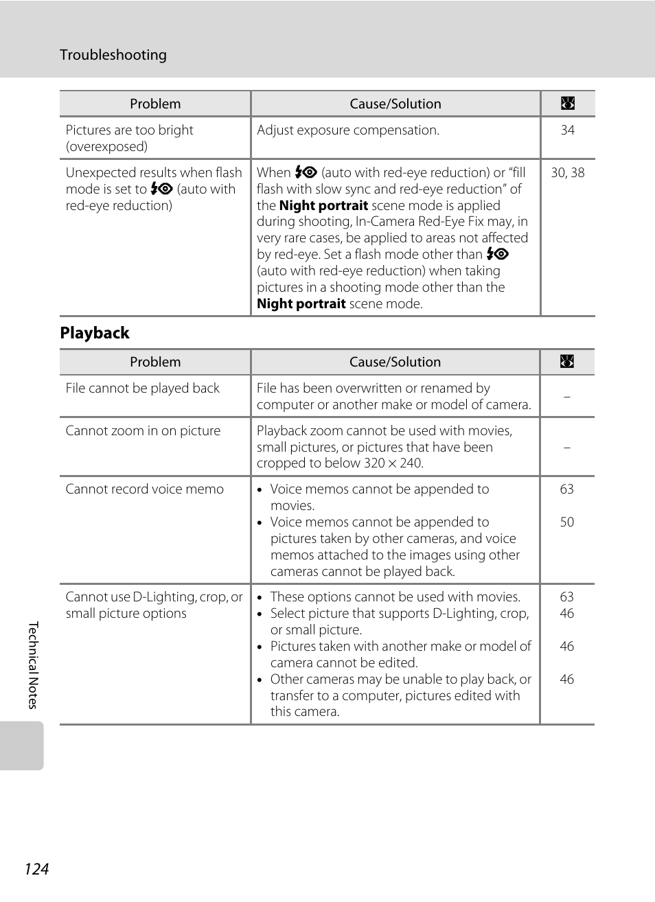 Playback | Nikon Coolpix S52c User Manual | Page 136 / 147