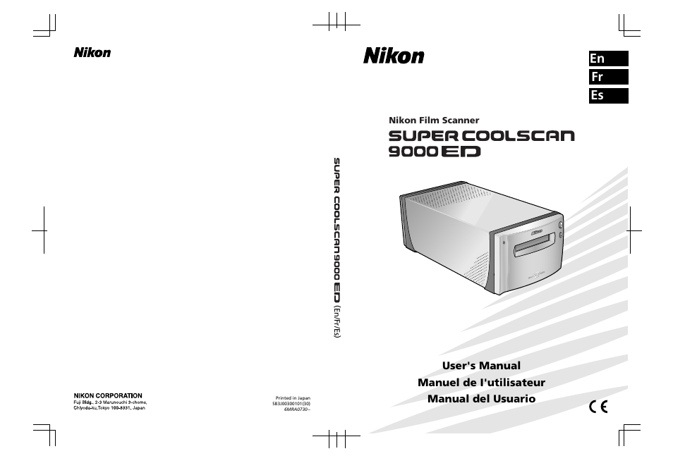 En fr es | Nikon 9000ED User Manual | Page 89 / 89