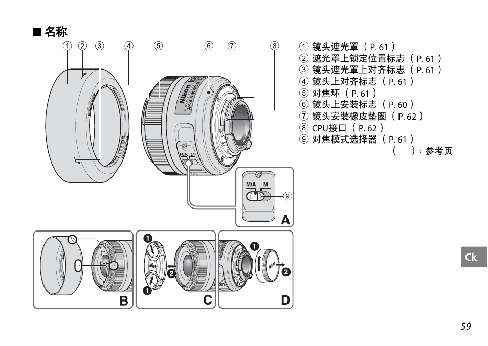 Nikon AF-S DX NIKKOR User Manual | Page 59 / 80
