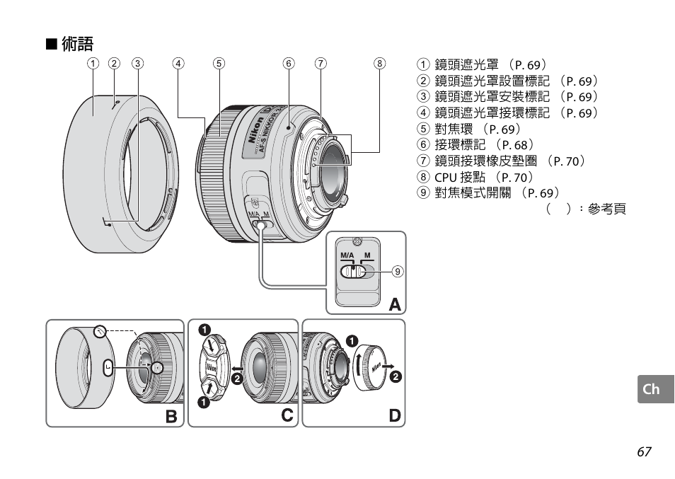 Nikon AF-S DX NIKKOR User Manual | Page 67 / 80