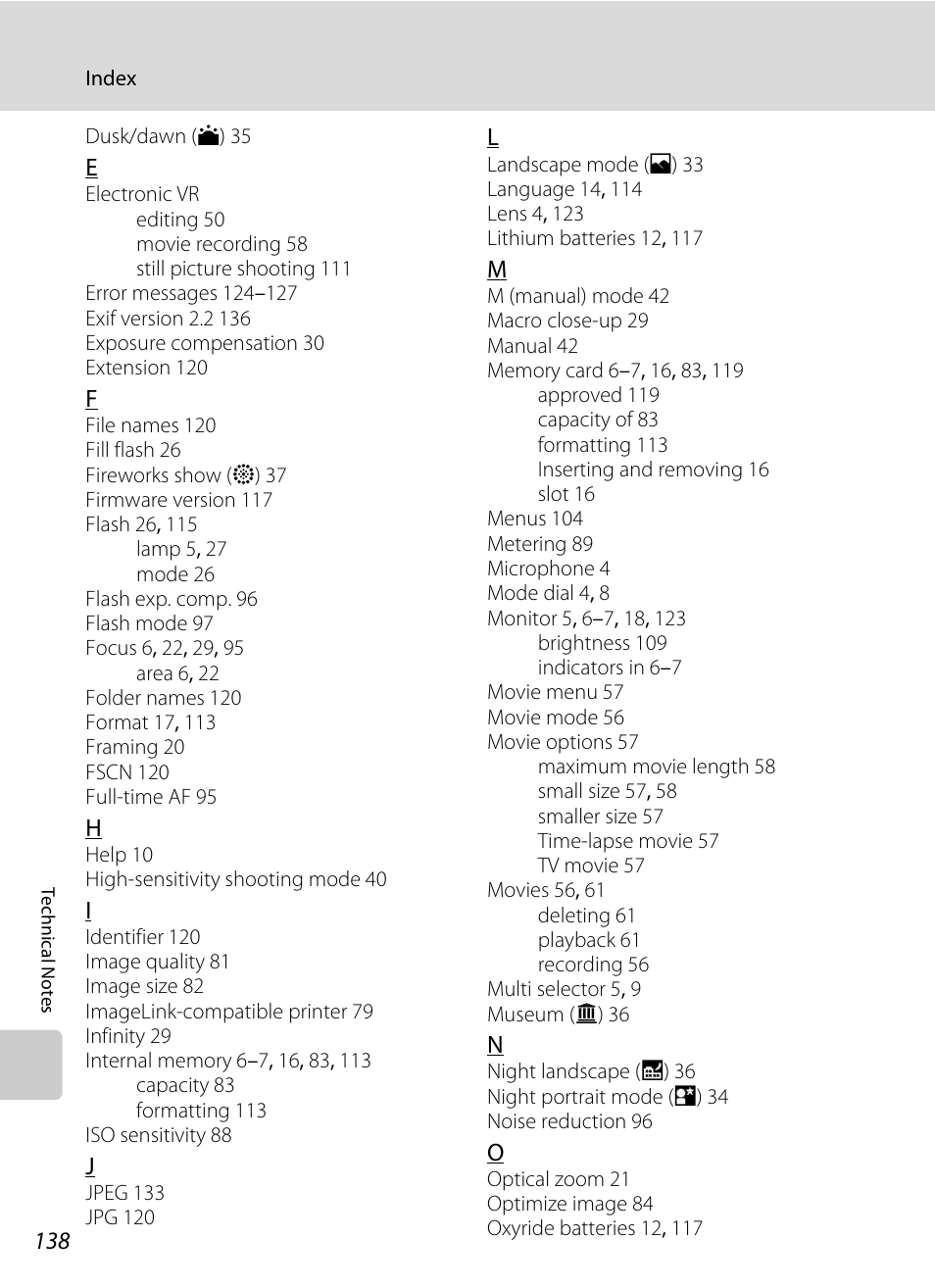 Nikon Coolpix P50 User Manual | Page 150 / 152