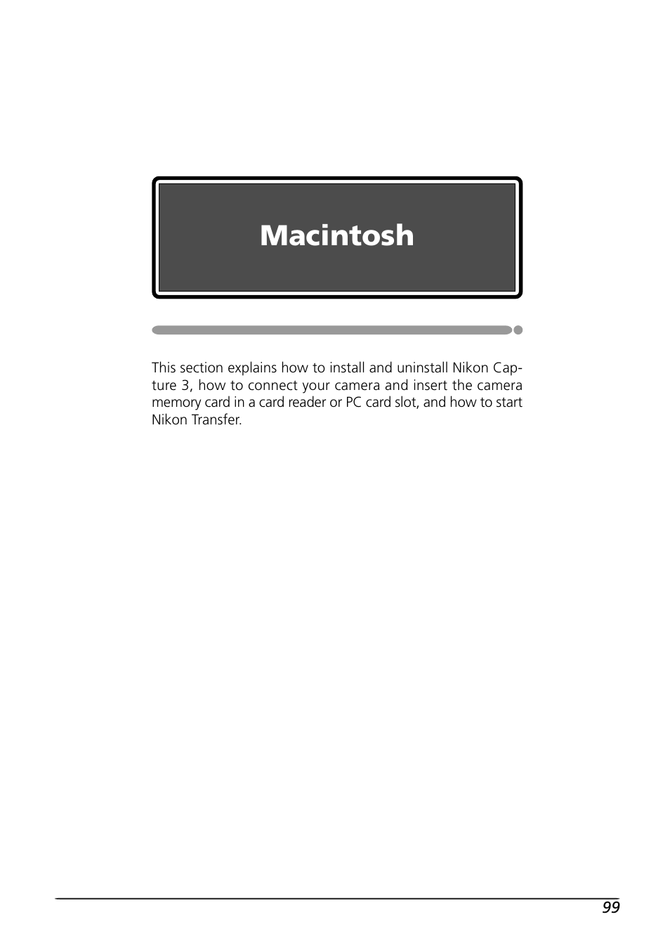 Macintosh | Nikon Capture 3 User Manual | Page 101 / 119