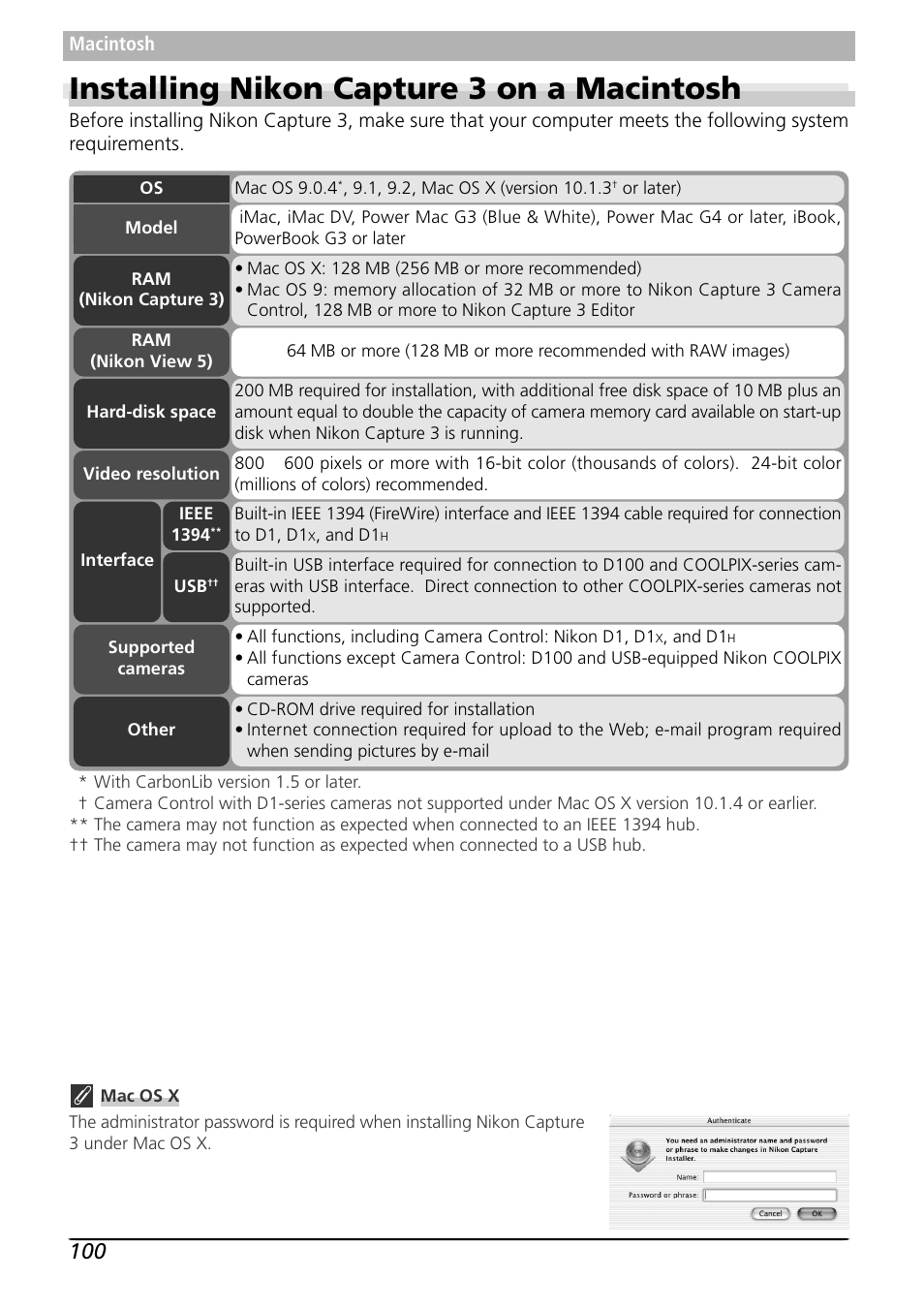 Installing nikon capture 3 on a macintosh | Nikon Capture 3 User Manual | Page 102 / 119