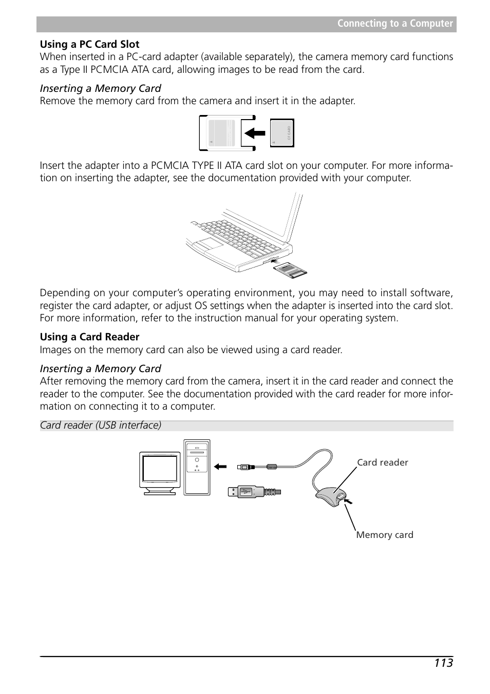 Connecting to a computer | Nikon Capture 3 User Manual | Page 115 / 119