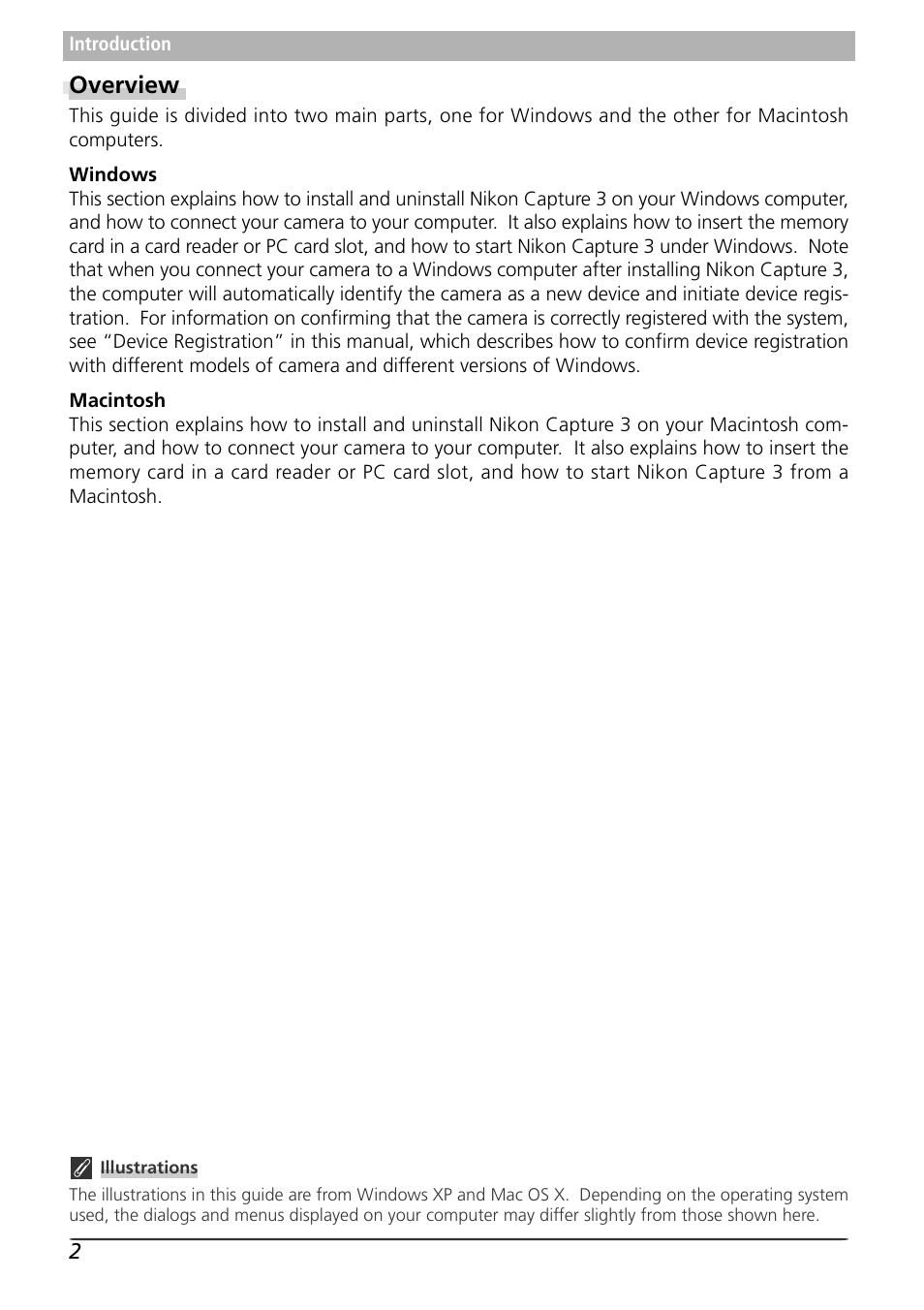 Overview | Nikon Capture 3 User Manual | Page 4 / 119