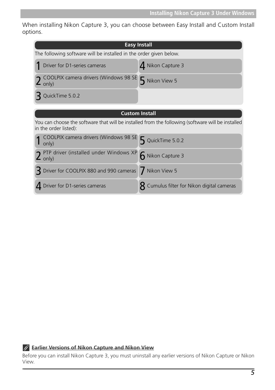 Nikon Capture 3 User Manual | Page 7 / 119