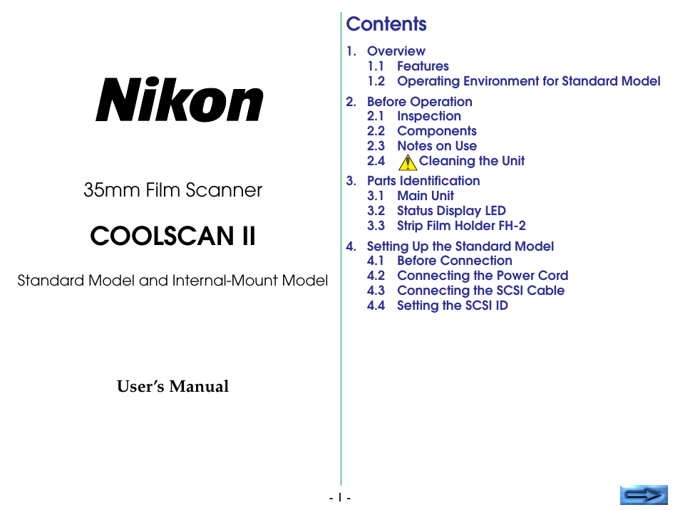 Nikon 35mm User Manual | 52 pages