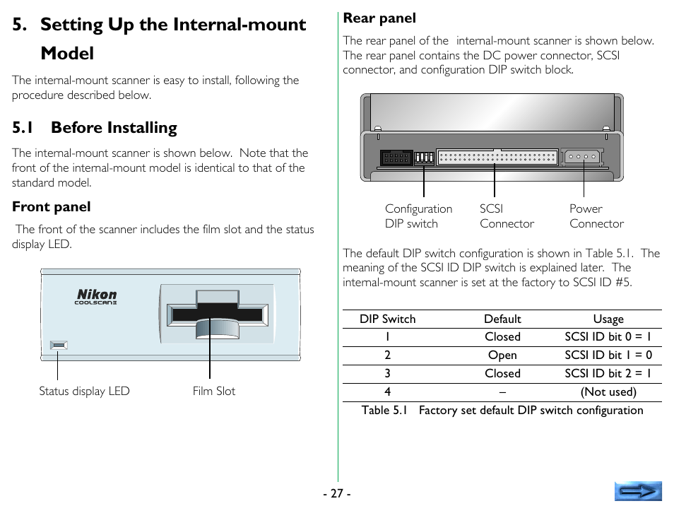 Setting up the internal-mount model, 1 before installing, Before installing | Nikon 35mm User Manual | Page 27 / 52