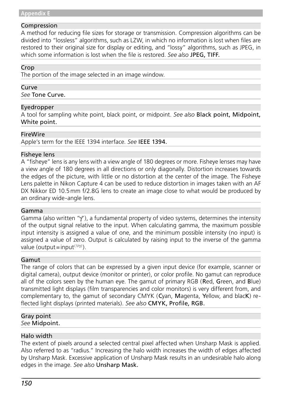 Nikon Capture 4 User Manual | Page 154 / 161