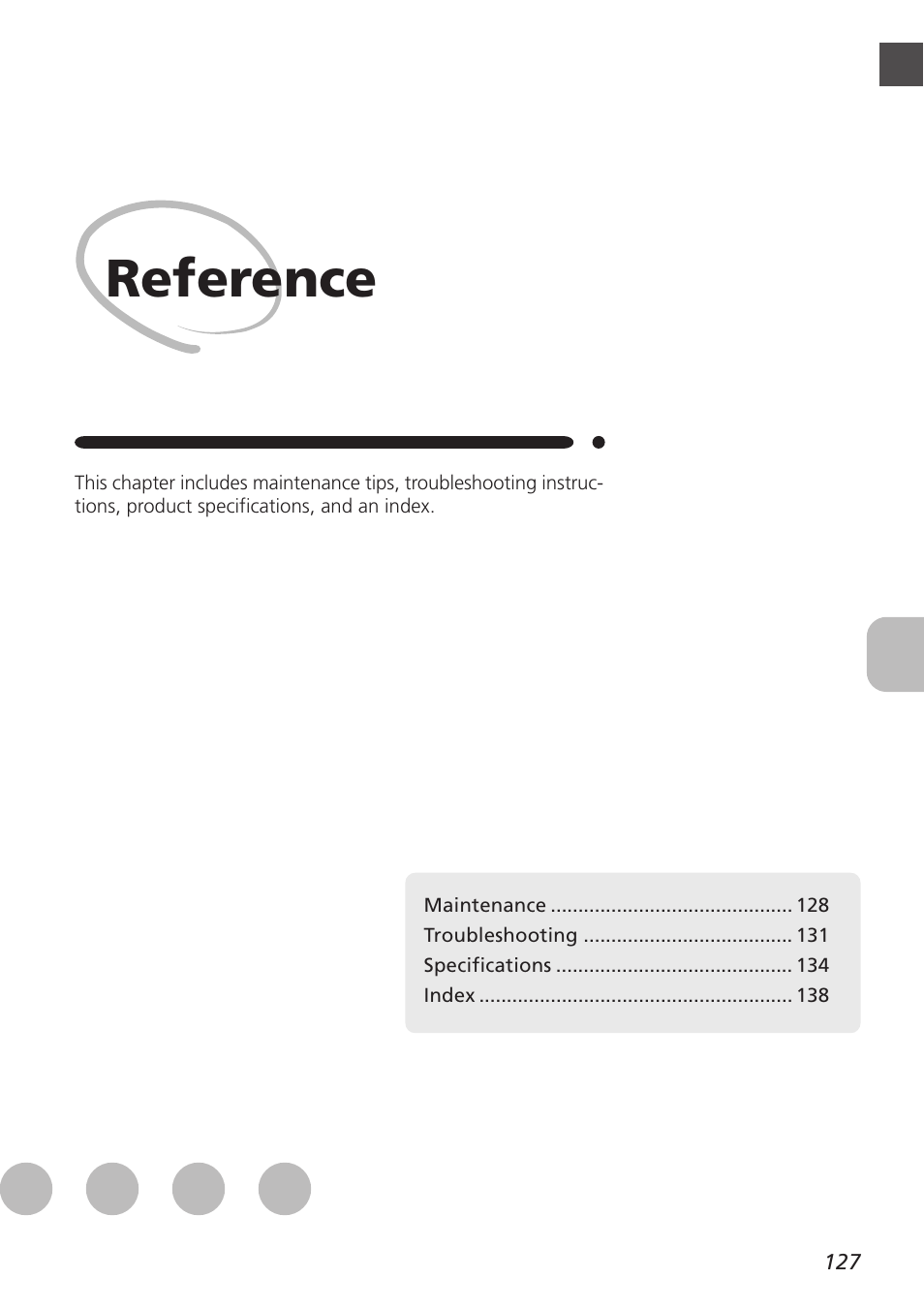 Reference | Nikon LS8000 User Manual | Page 137 / 148