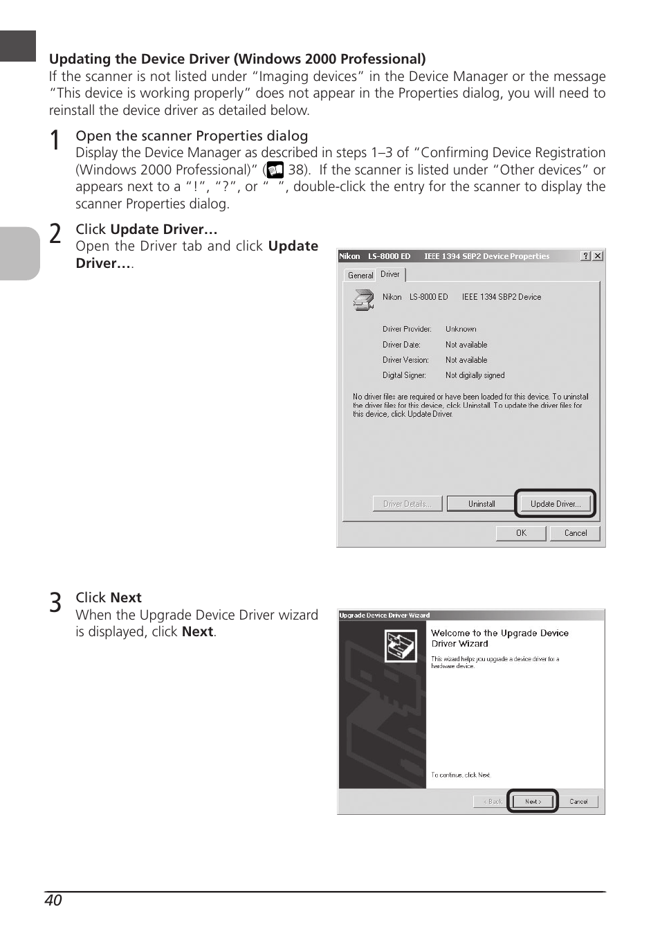 Nikon LS8000 User Manual | Page 50 / 148