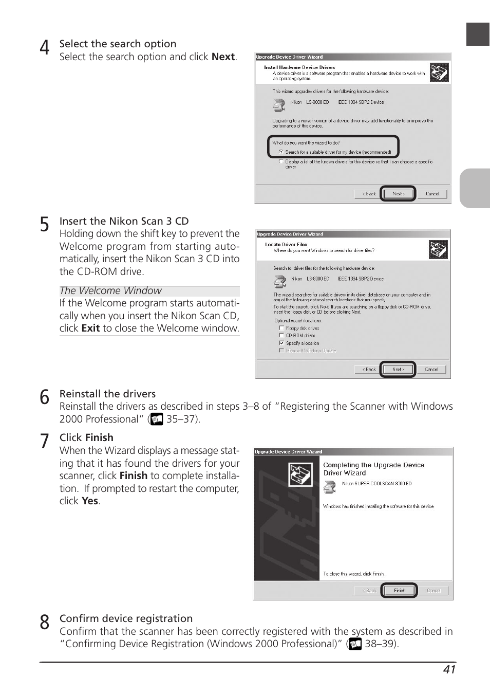 Nikon LS8000 User Manual | Page 51 / 148