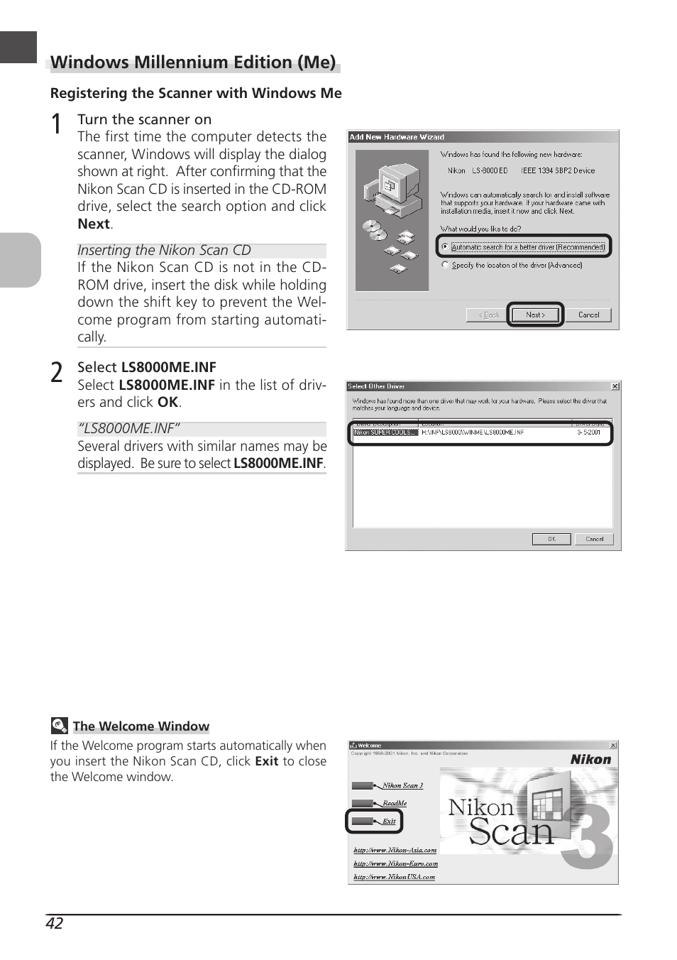 Nikon LS8000 User Manual | Page 52 / 148