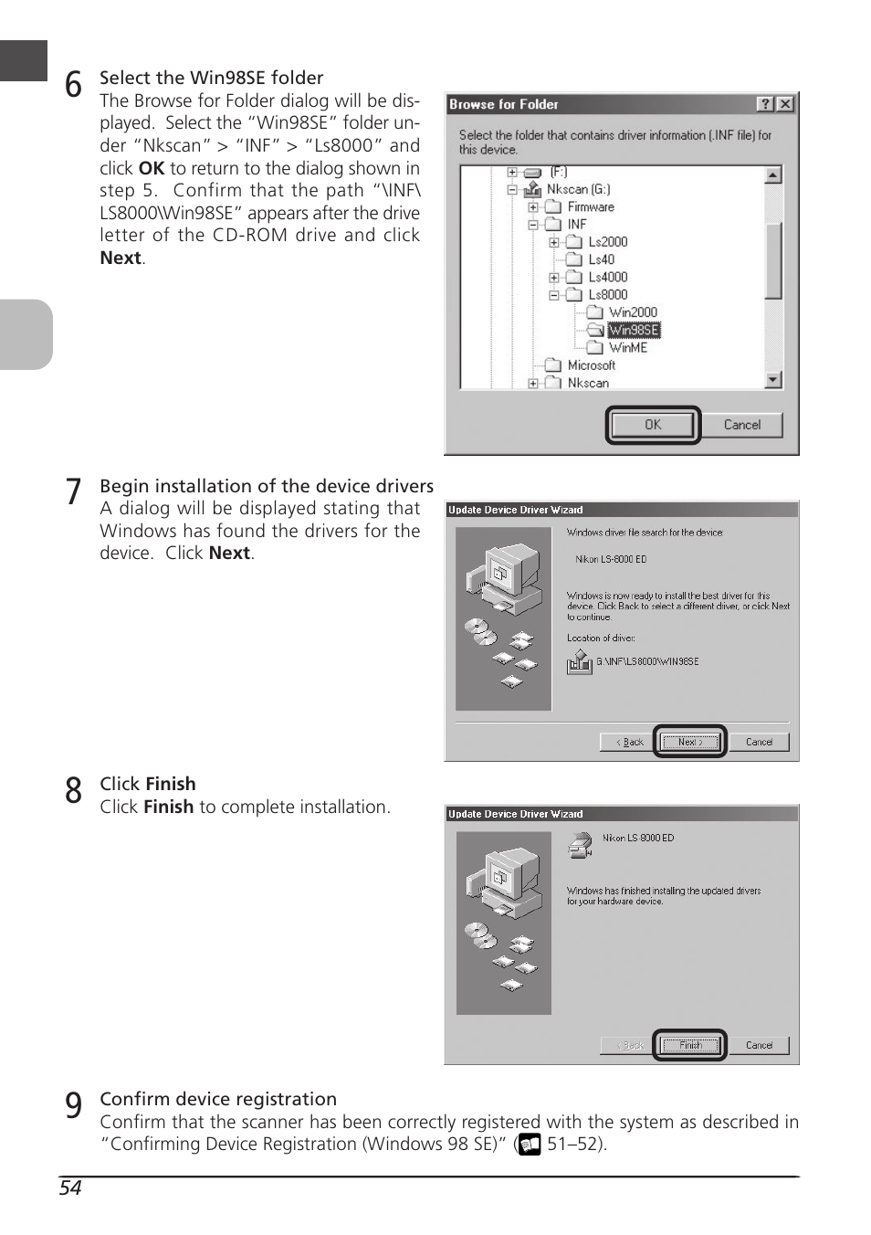 Nikon LS8000 User Manual | Page 64 / 148