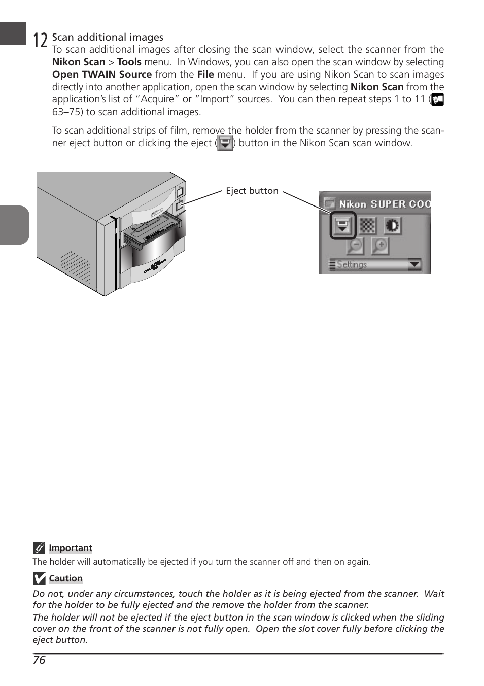 Nikon LS8000 User Manual | Page 86 / 148