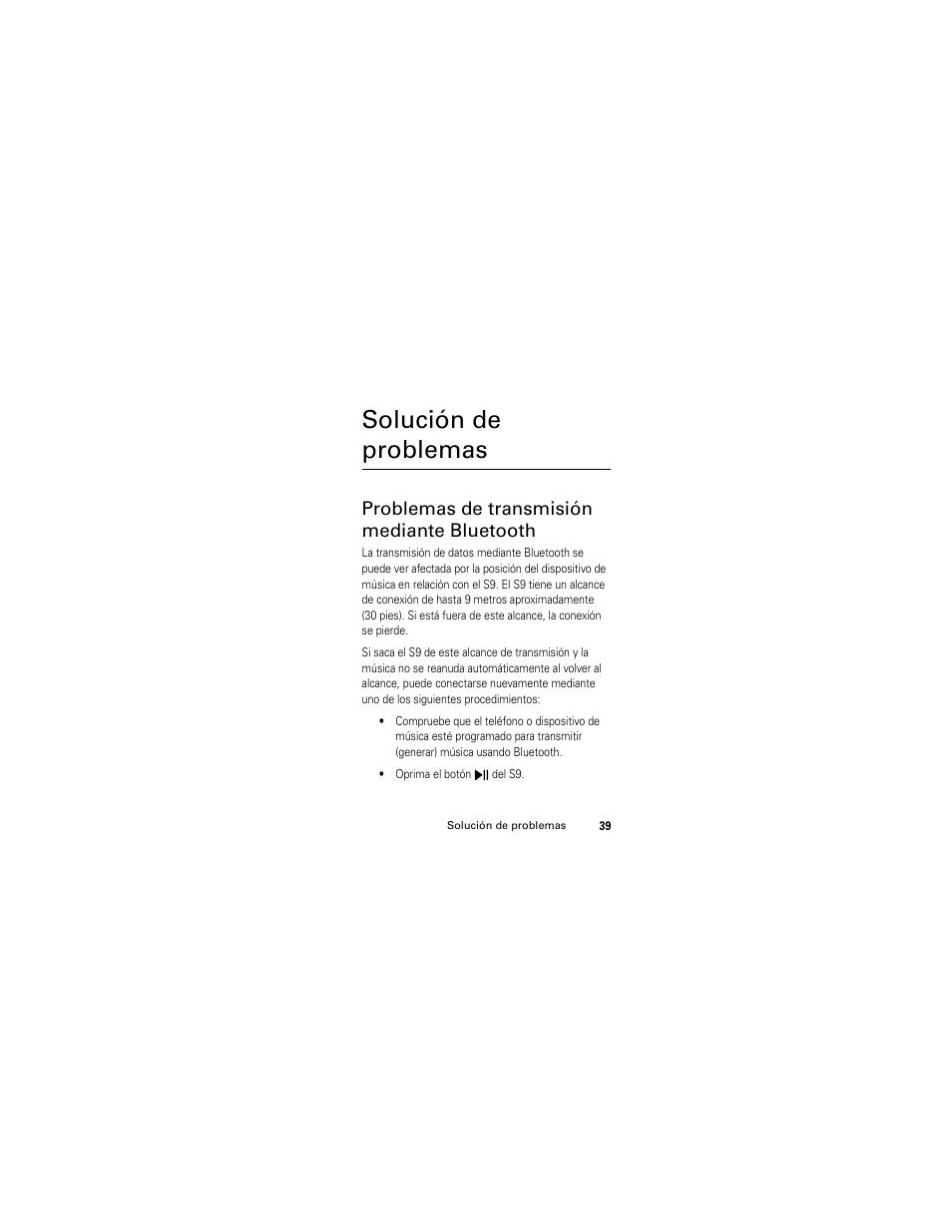 Solución de problemas, Problemas de transmisión mediante bluetooth | Nikon S9 User Manual | Page 103 / 130