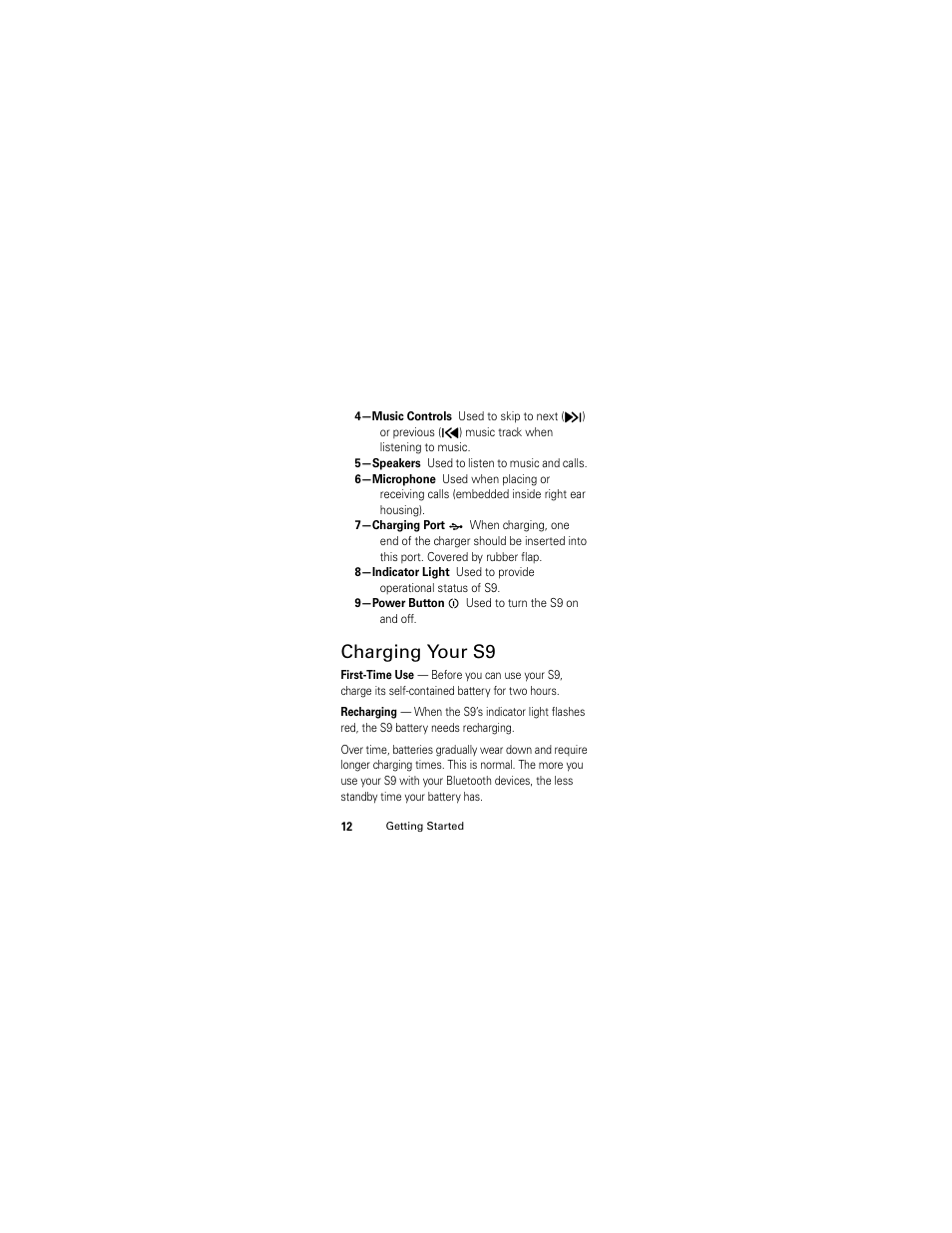 Charging your s9 | Nikon S9 User Manual | Page 14 / 130