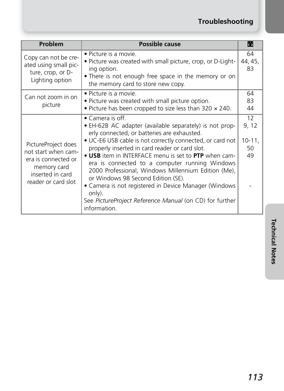 Nikon COOLPIX4600 User Manual | Page 123 / 128