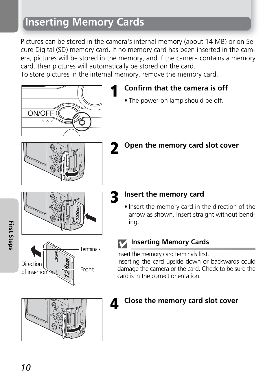 Nikon COOLPIX4600 User Manual | Page 20 / 128