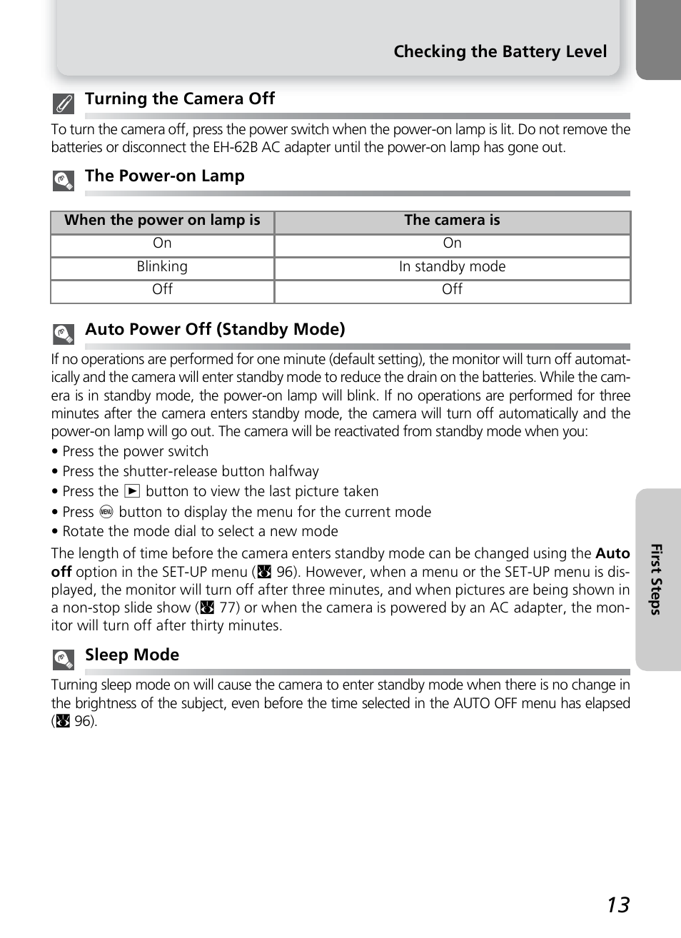 Nikon COOLPIX4600 User Manual | Page 23 / 128