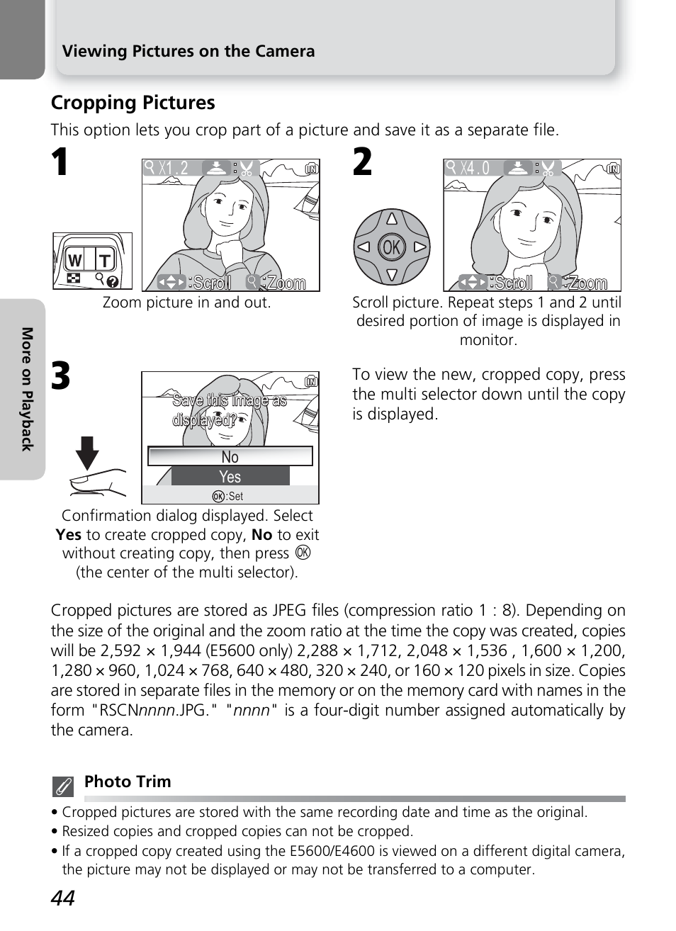 Nikon COOLPIX4600 User Manual | Page 54 / 128