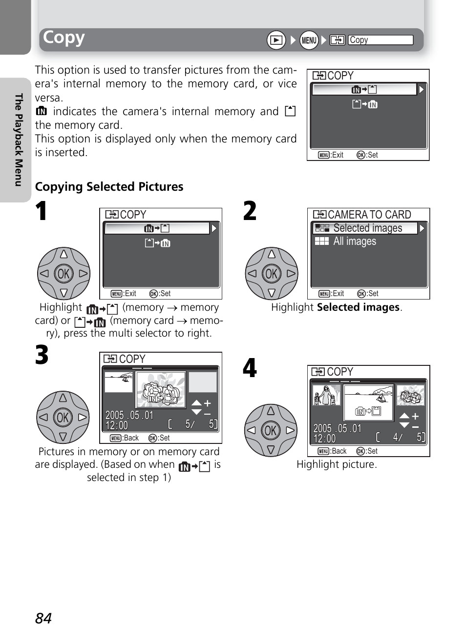 Copy | Nikon COOLPIX4600 User Manual | Page 94 / 128