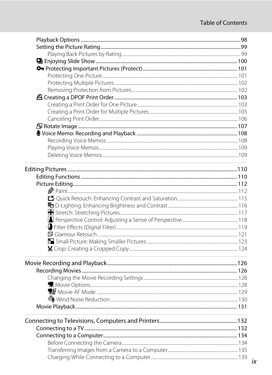 Nikon Coolpix S4100 User Manual | Page 11 / 208