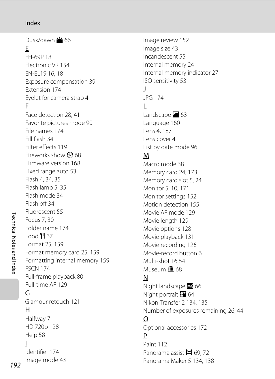 Nikon Coolpix S4100 User Manual | Page 204 / 208