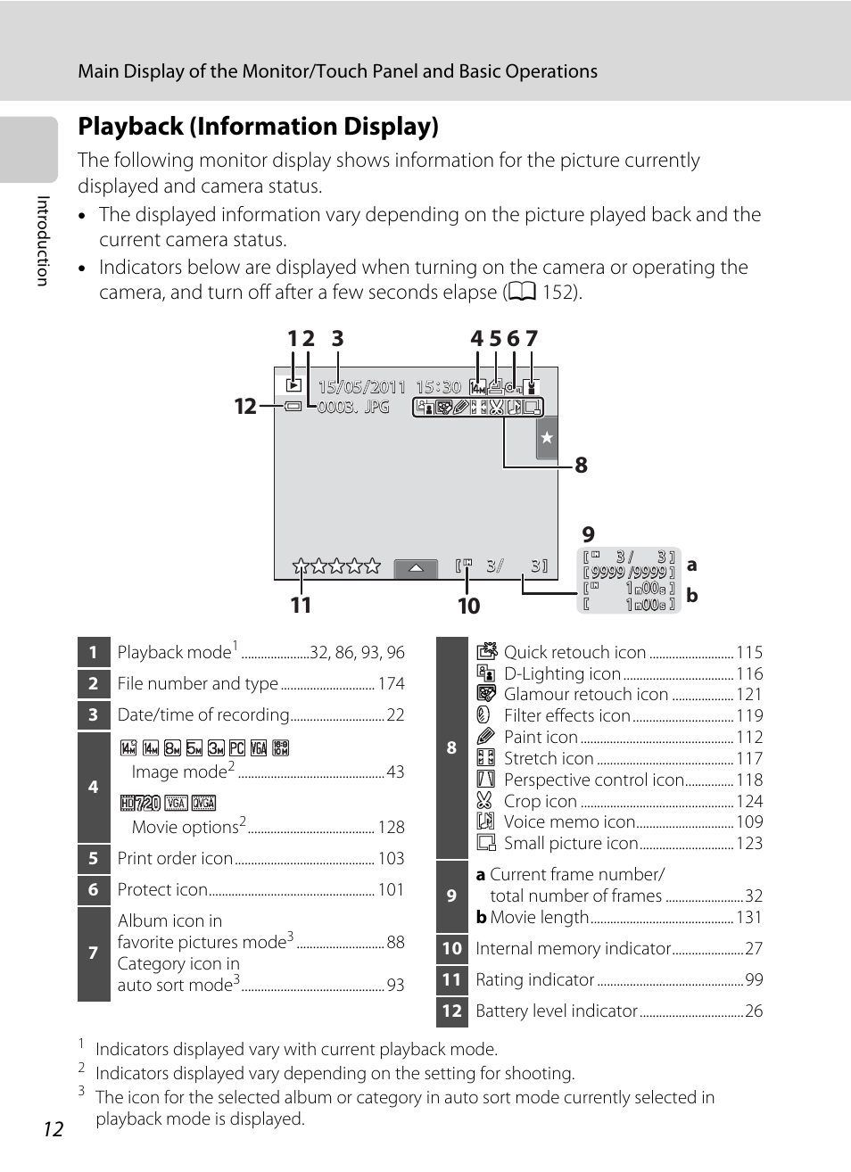 Playback (information display) | Nikon Coolpix S4100 User Manual | Page 24 / 208