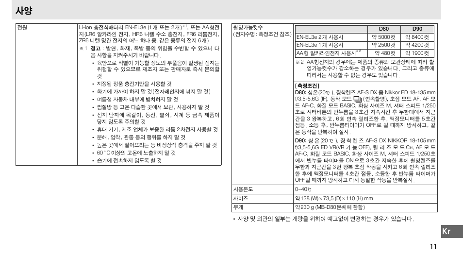 Nikon MB-D80 User Manual | Page 137 / 138