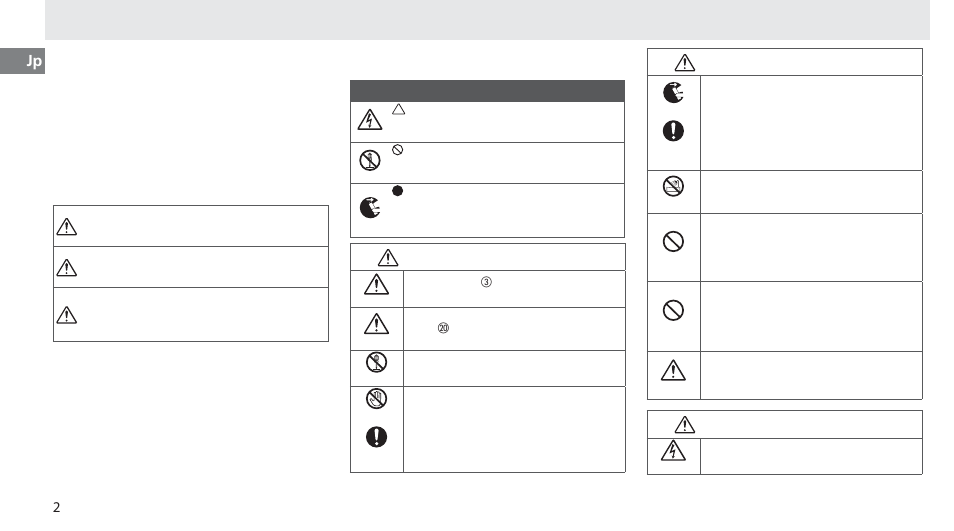 安全上のご注意 | Nikon MB-D80 User Manual | Page 6 / 138