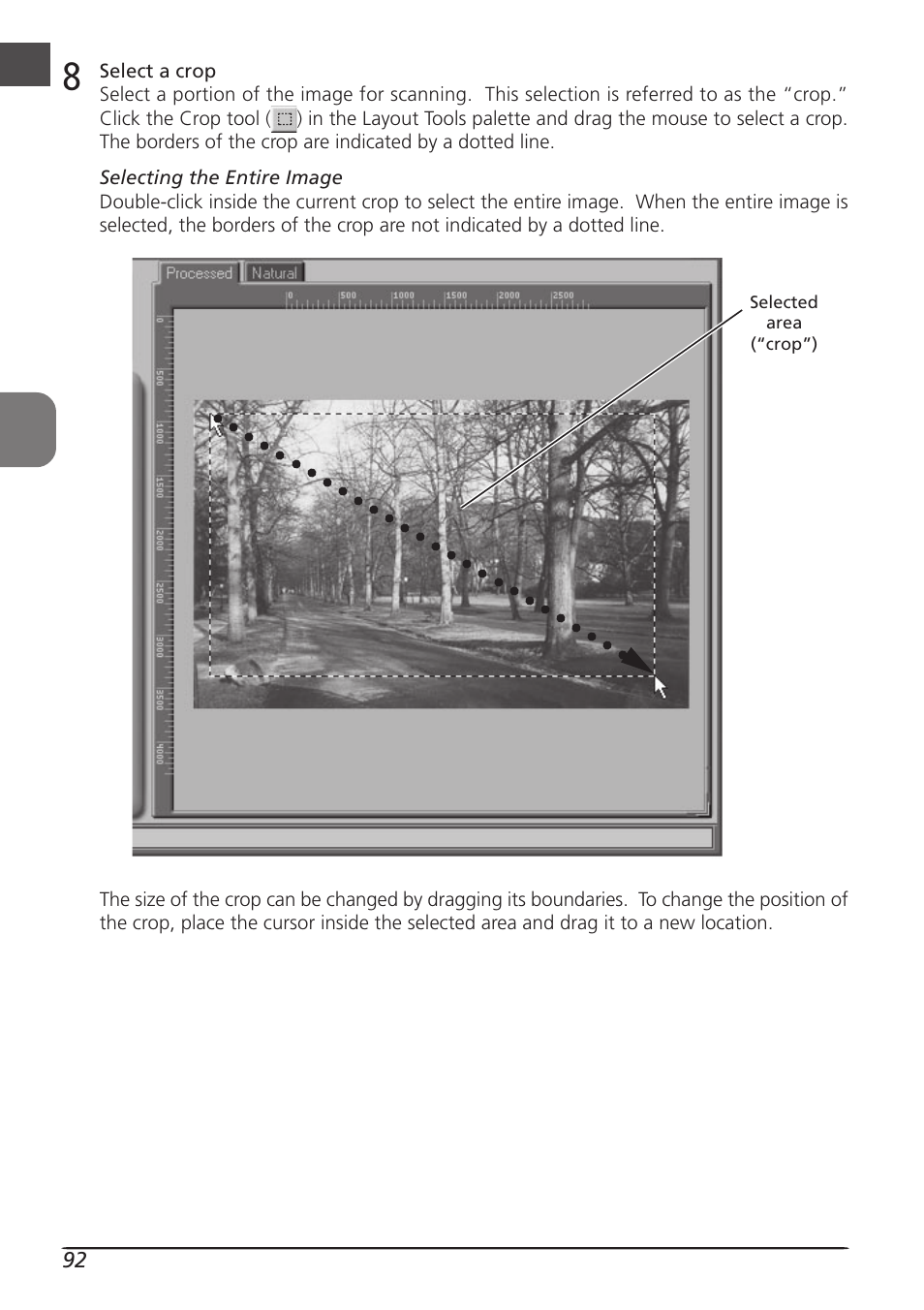 Selected area (“crop”) | Nikon LS4000 User Manual | Page 102 / 160