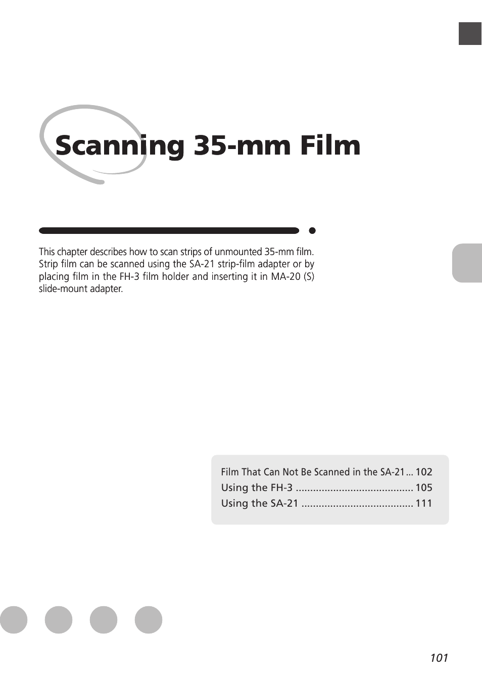 Scanning 35-mm film | Nikon LS4000 User Manual | Page 111 / 160