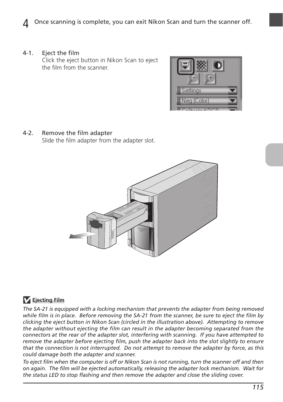 Nikon LS4000 User Manual | Page 125 / 160