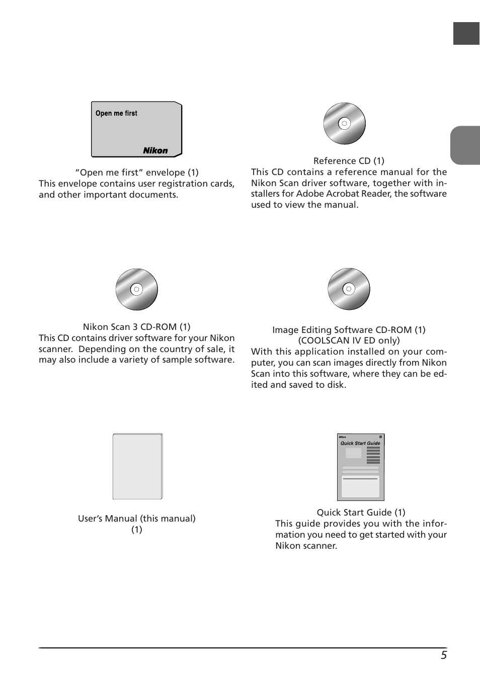 Super coolscan 4000ed coolscan iv ed | Nikon LS4000 User Manual | Page 15 / 160