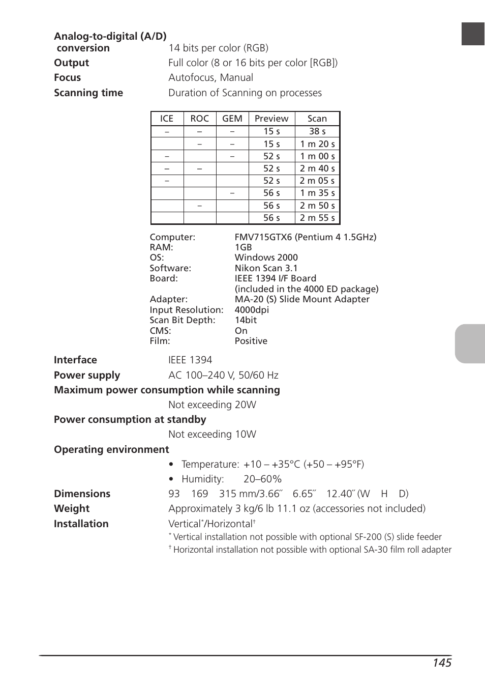 Nikon LS4000 User Manual | Page 155 / 160