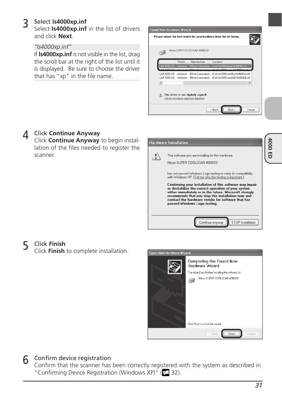 Nikon LS4000 User Manual | Page 41 / 160