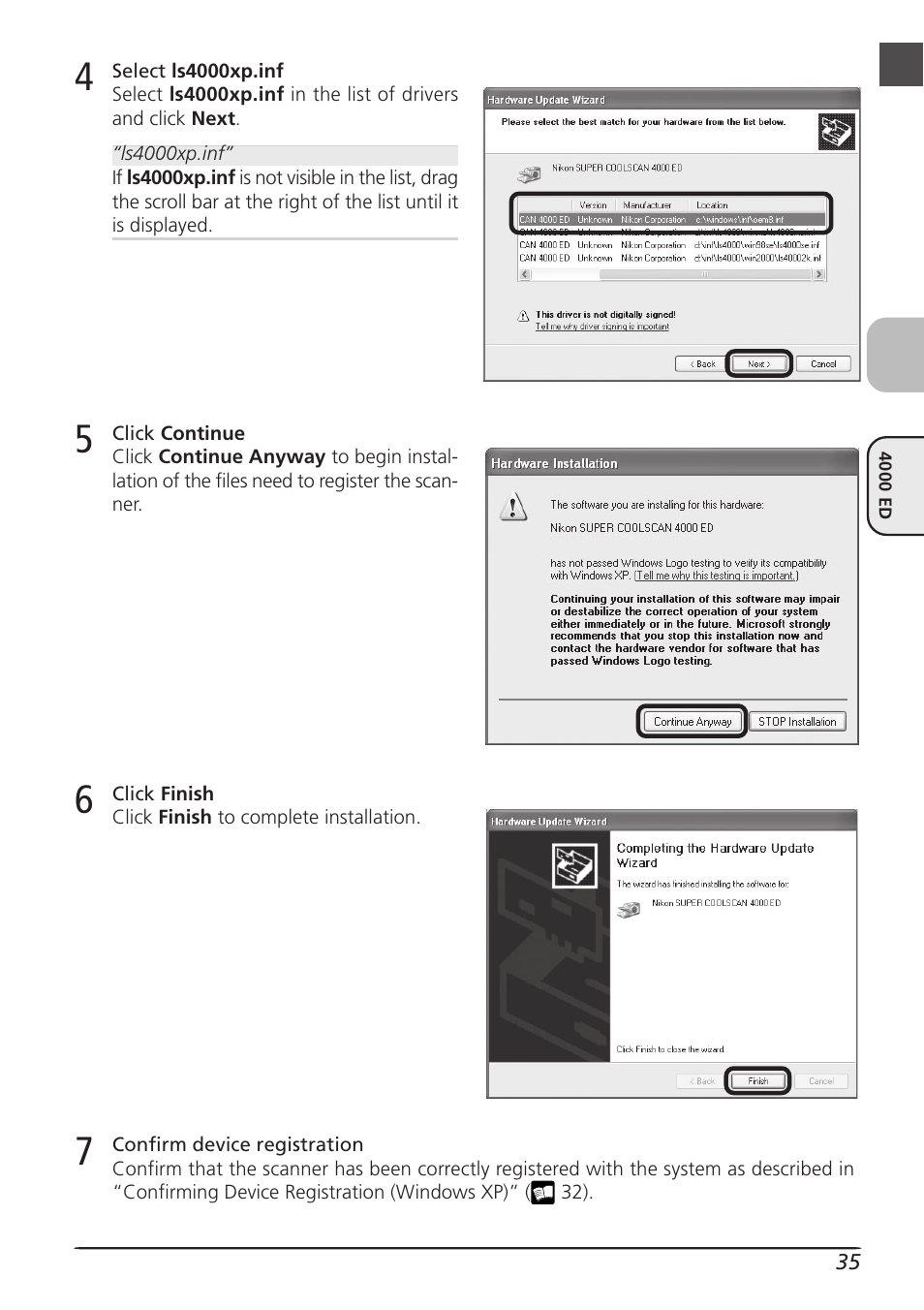 Nikon LS4000 User Manual | Page 45 / 160